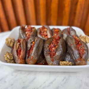 "مكدوس باذنجان سوري "حار