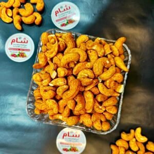 Roasted cashews with cheese