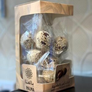 Dates stuffed with tahini